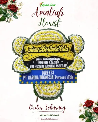 Papan Bunga Duka di Ambarketawang