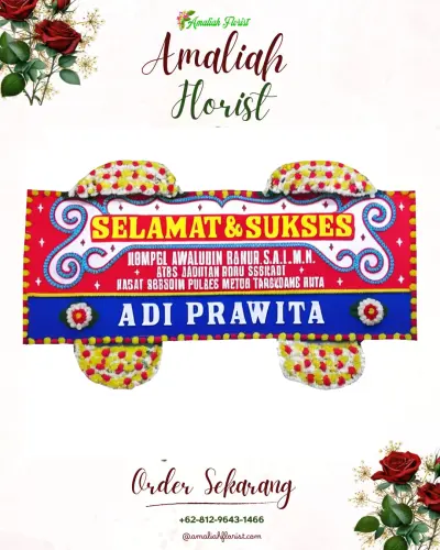 Karangan Bunga Ucapan Selamat di Ambarketawang
